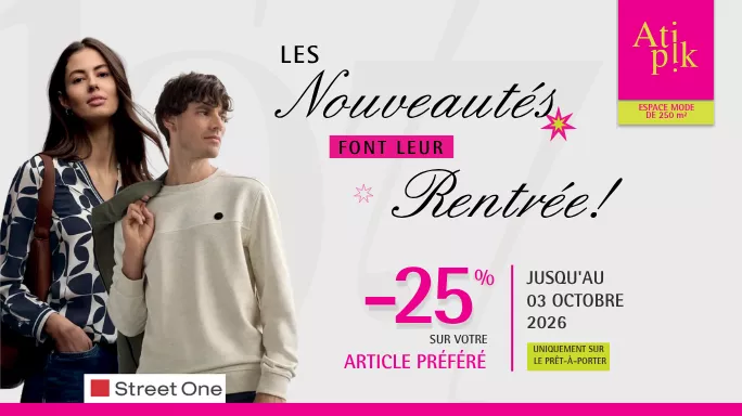 Image for Les nouveautés de la rentrée arrivent chez Atipik !